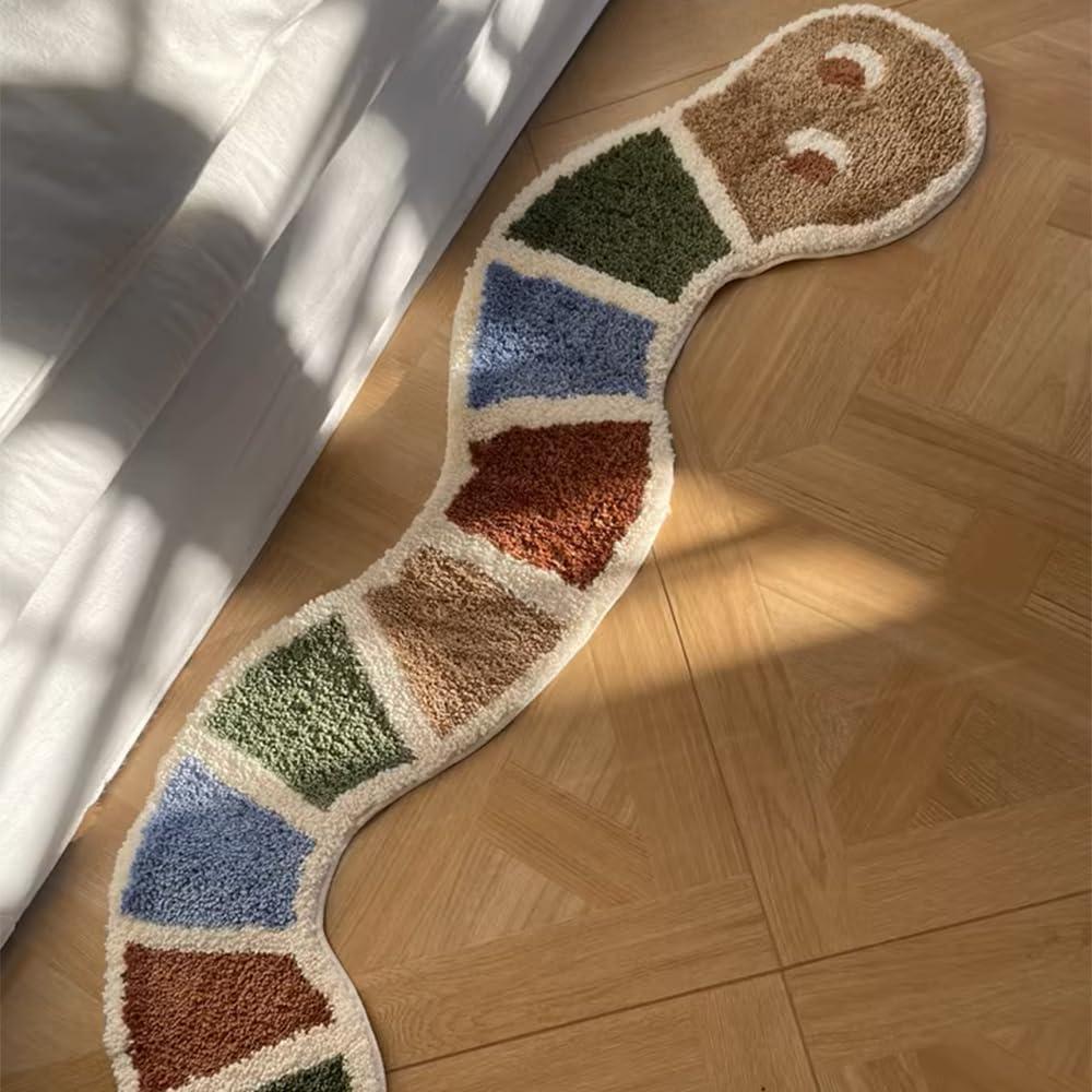 Alfombra Suave Antideslizante Serpiente gdmgdr 120x35cm