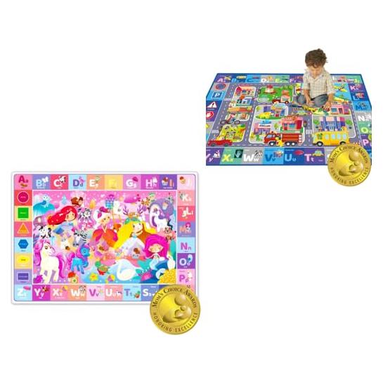 Alfombrillas de Juego para Bebés QUOKKA 152x102 cm Antideslizante