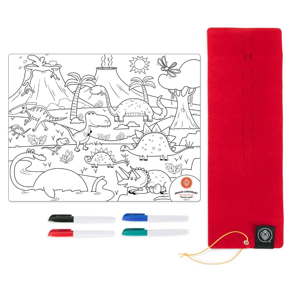 Mantel de Silicona Reutilizable Prince Lionheart Dino 22.6x16.8cm