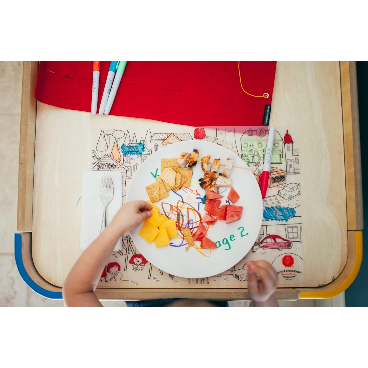 Mantel de Silicona Reutilizable Prince Lionheart Dino 22.6x16.8cm