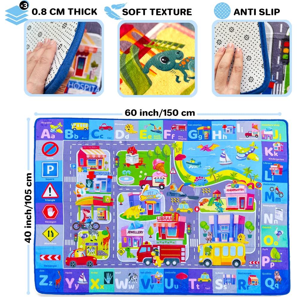 Alfombrillas de Juego para Bebés QUOKKA 152x200 cm Antideslizante