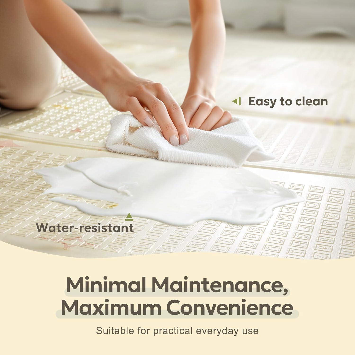 Alfombra de Juego Plegable Reversible XPE 200x180cm Arcoíris