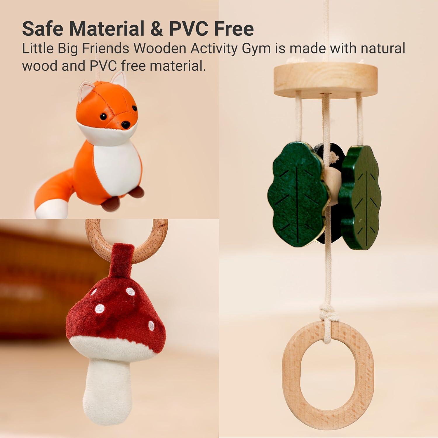 Gimnasio de Actividad de Madera Little Big Friends Bosque