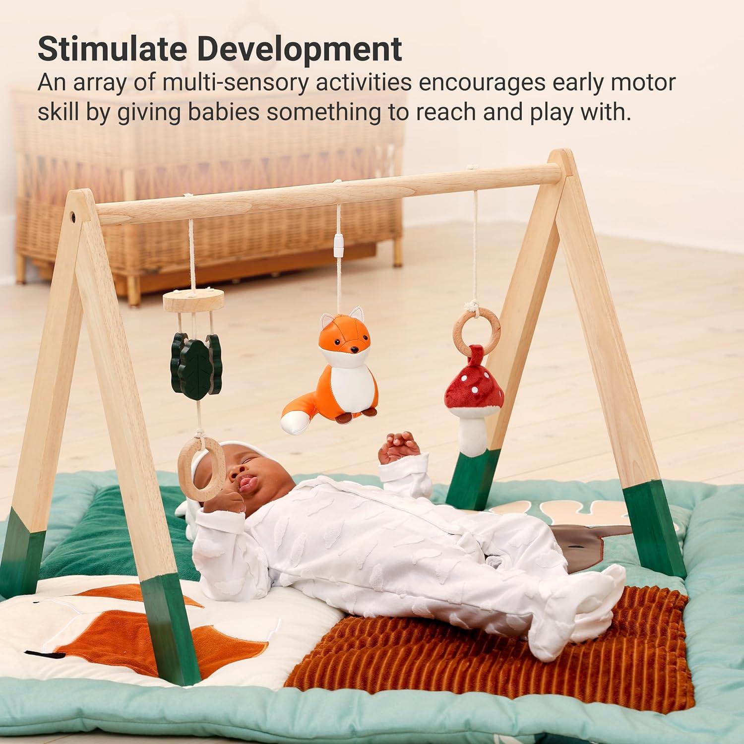 Gimnasio de Actividad de Madera Little Big Friends Bosque