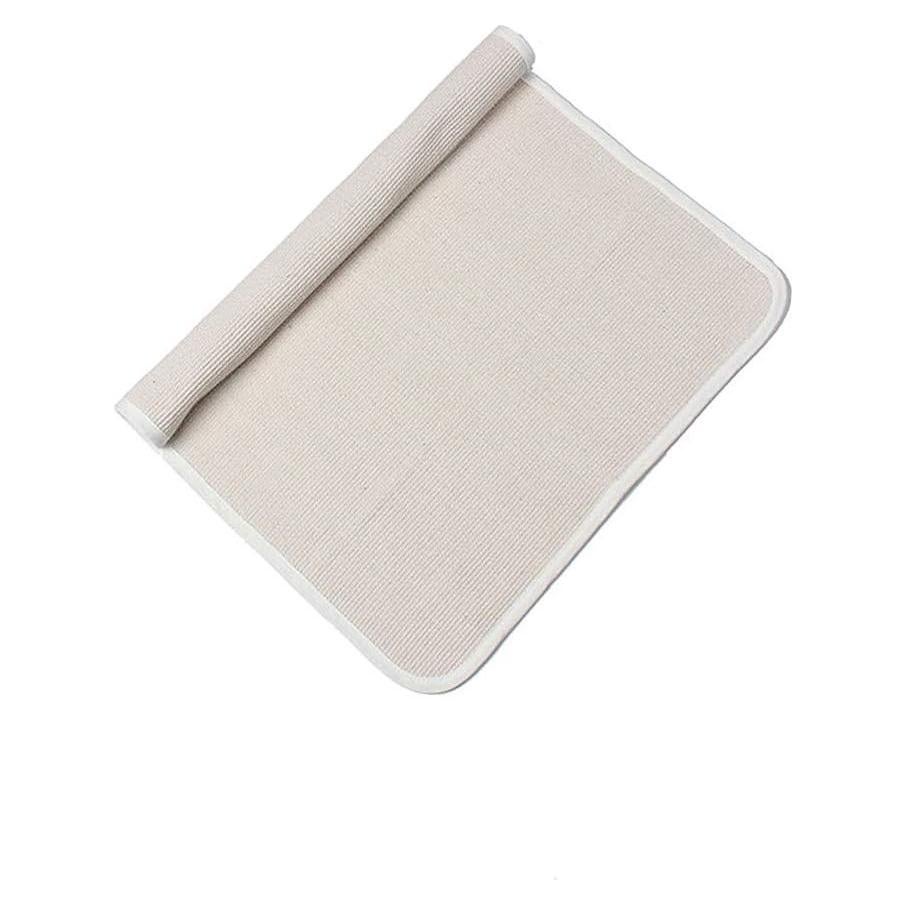 Alfombra Montessori UKELER 70x110cm Algodón Blanco Roto