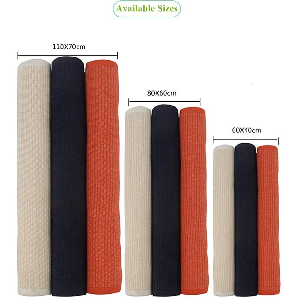 Alfombra Montessori UKELER 70x110cm Algodón Blanco Roto