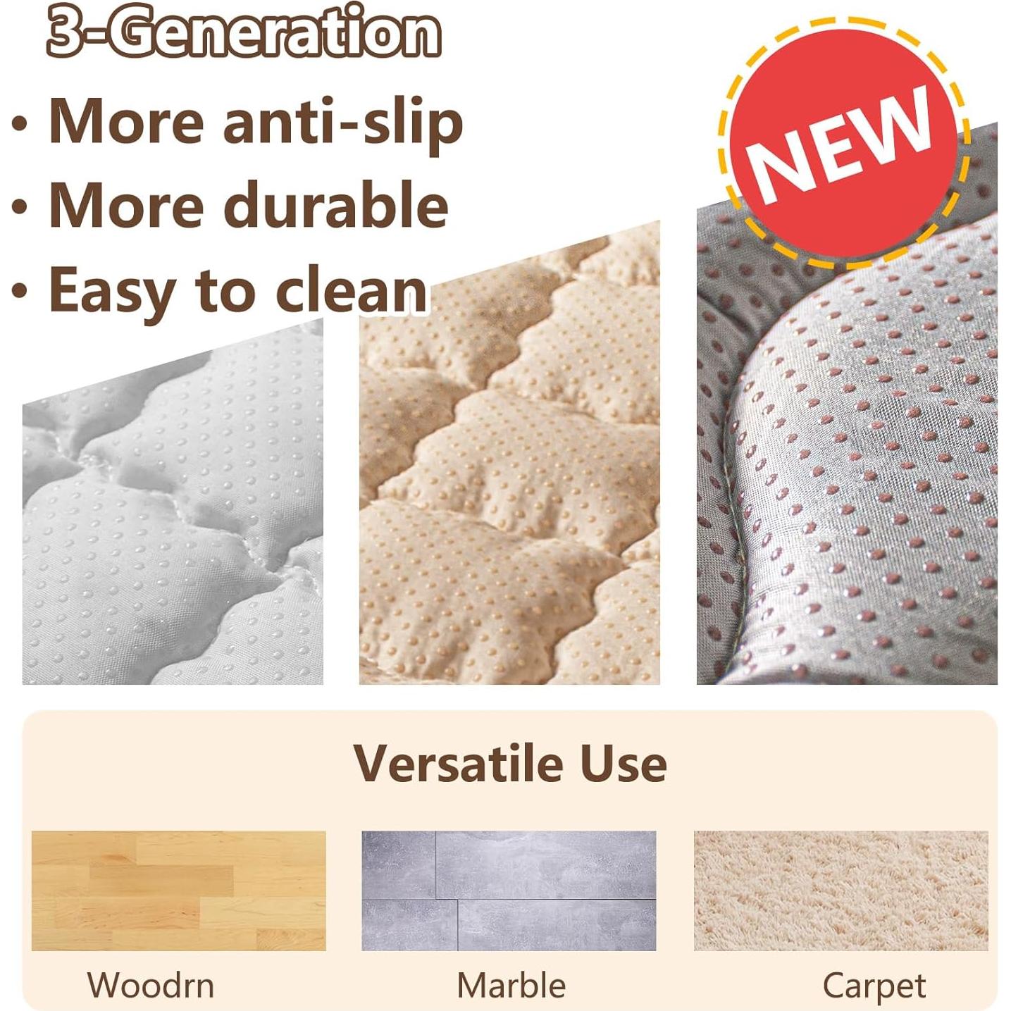 Alfombra de Juego para Bebés Beavtaens 127x127 cm Antideslizante