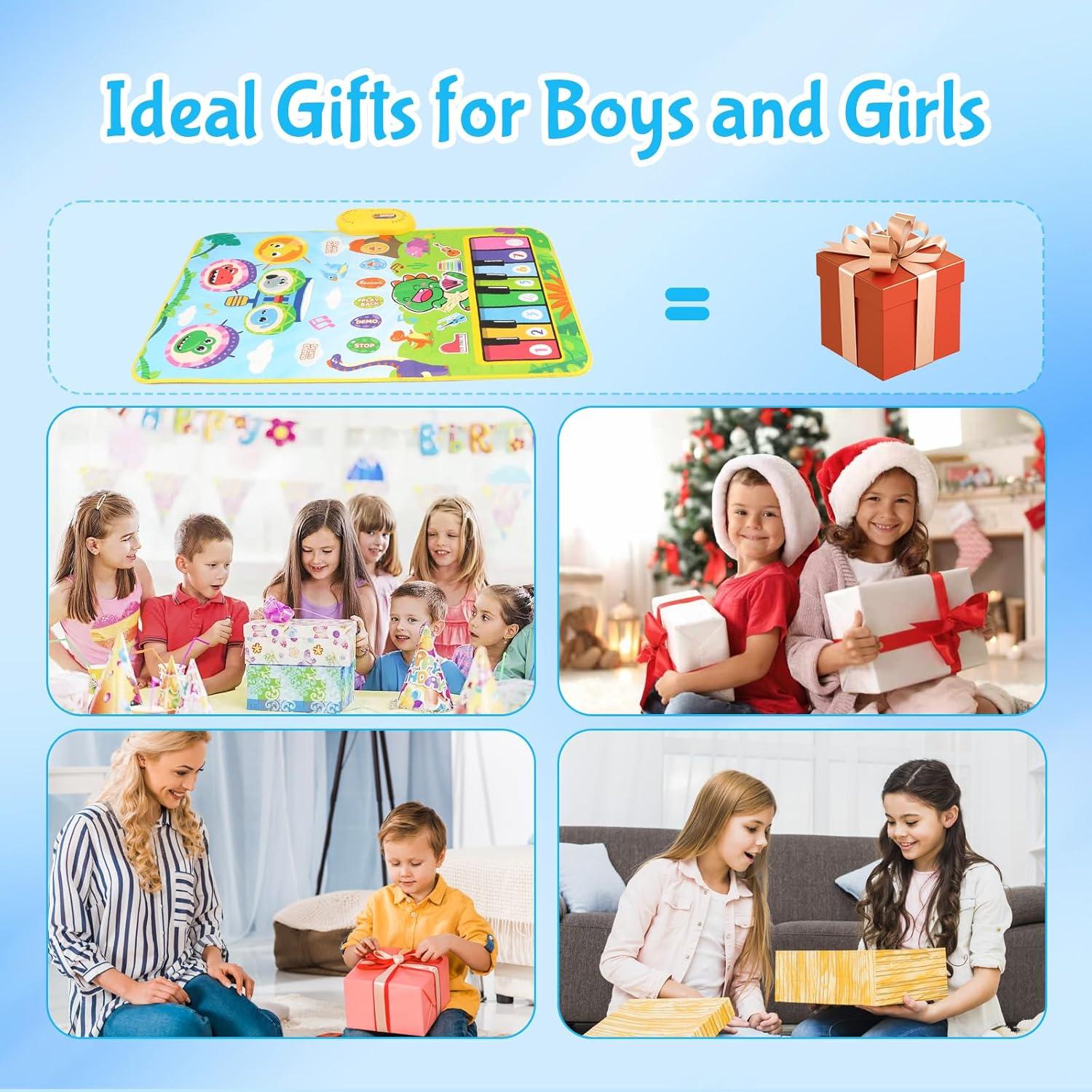 Alfombra Musical Dinosaurio Fuvappil 2 en 1 para Bebés