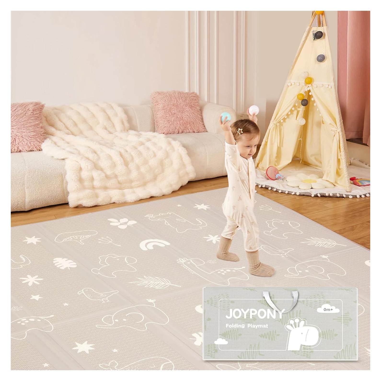 Alfombra de Juego JoyPony 200x180 cm Antideslizante Impermeable