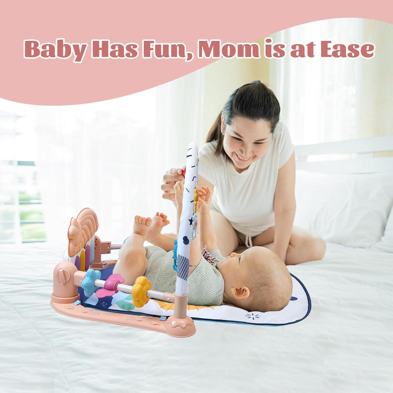 Alfombra de Juego para Bebés Cuterabit con Piano y Juguetes