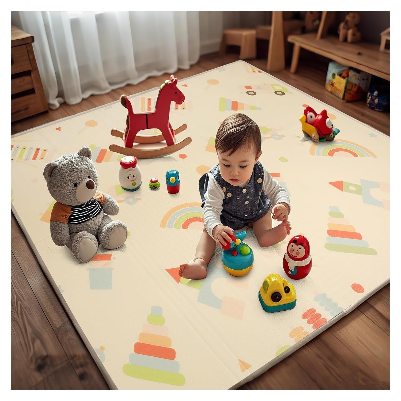 Alfombra de Juego Plegable CreateBay 200x180cm XPE Impermeable