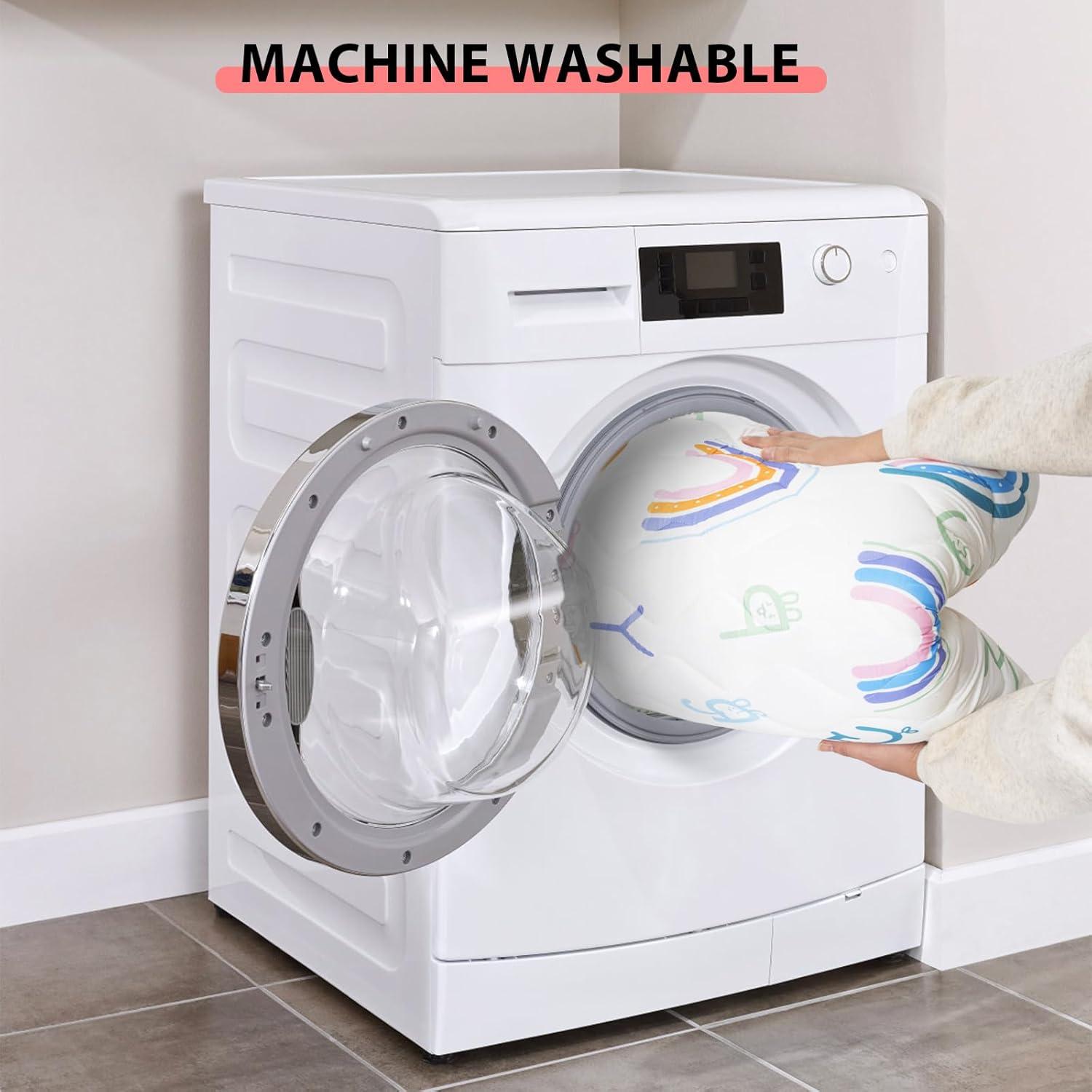 Alfombra de Juego Plegable IBVIVIC 127x127 cm Arcoíris Antideslizante