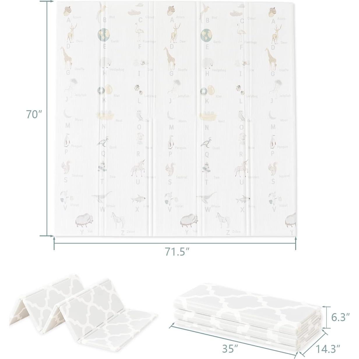 Alfombra de Juego Fortella Cuddle & Learn 182.9x177.8 cm