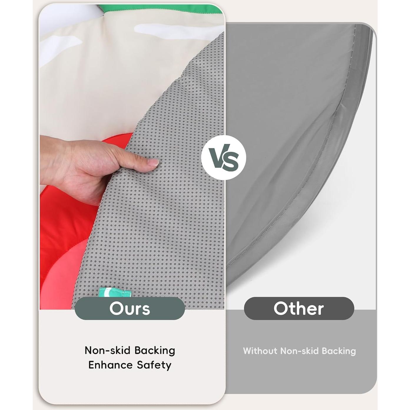 Alfombra de Juego para Bebés Fresa 9-en-1 con Juguetes