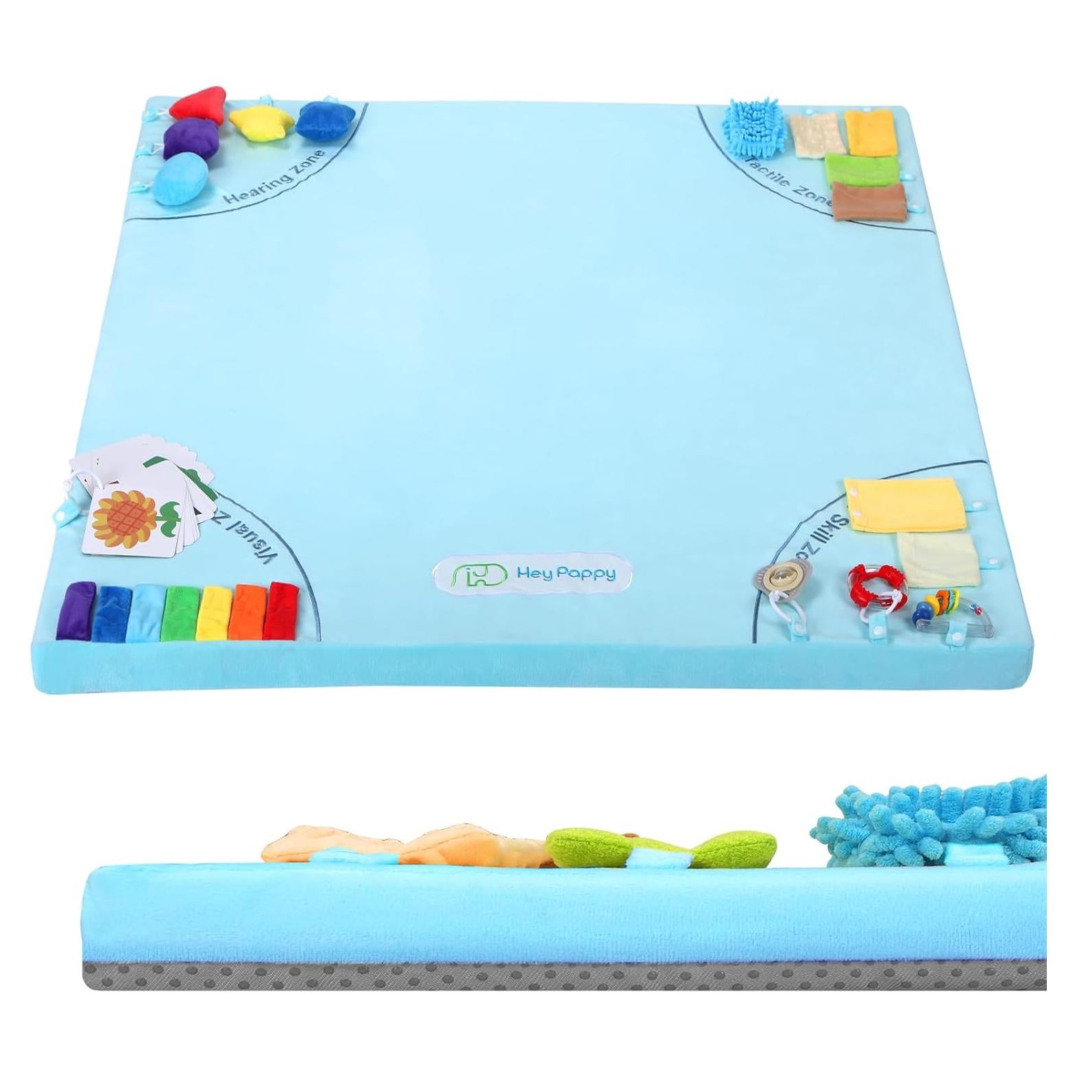 Alfombra de Juego para Bebés Heypappy 127x127cm Antideslizante