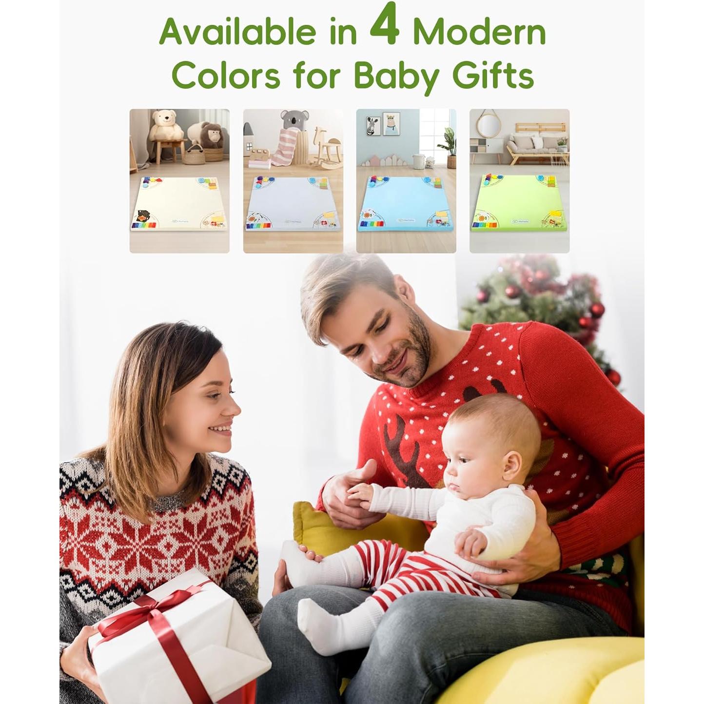 Alfombra de Juego para Bebés Heypappy 127x127cm Antideslizante