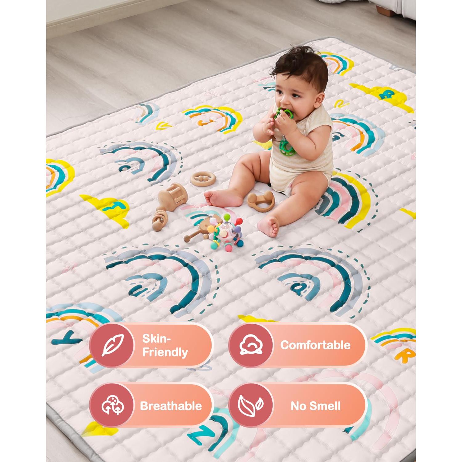 Alfombra de Juego Plegable WONDAY 127x127 cm No Tóxica