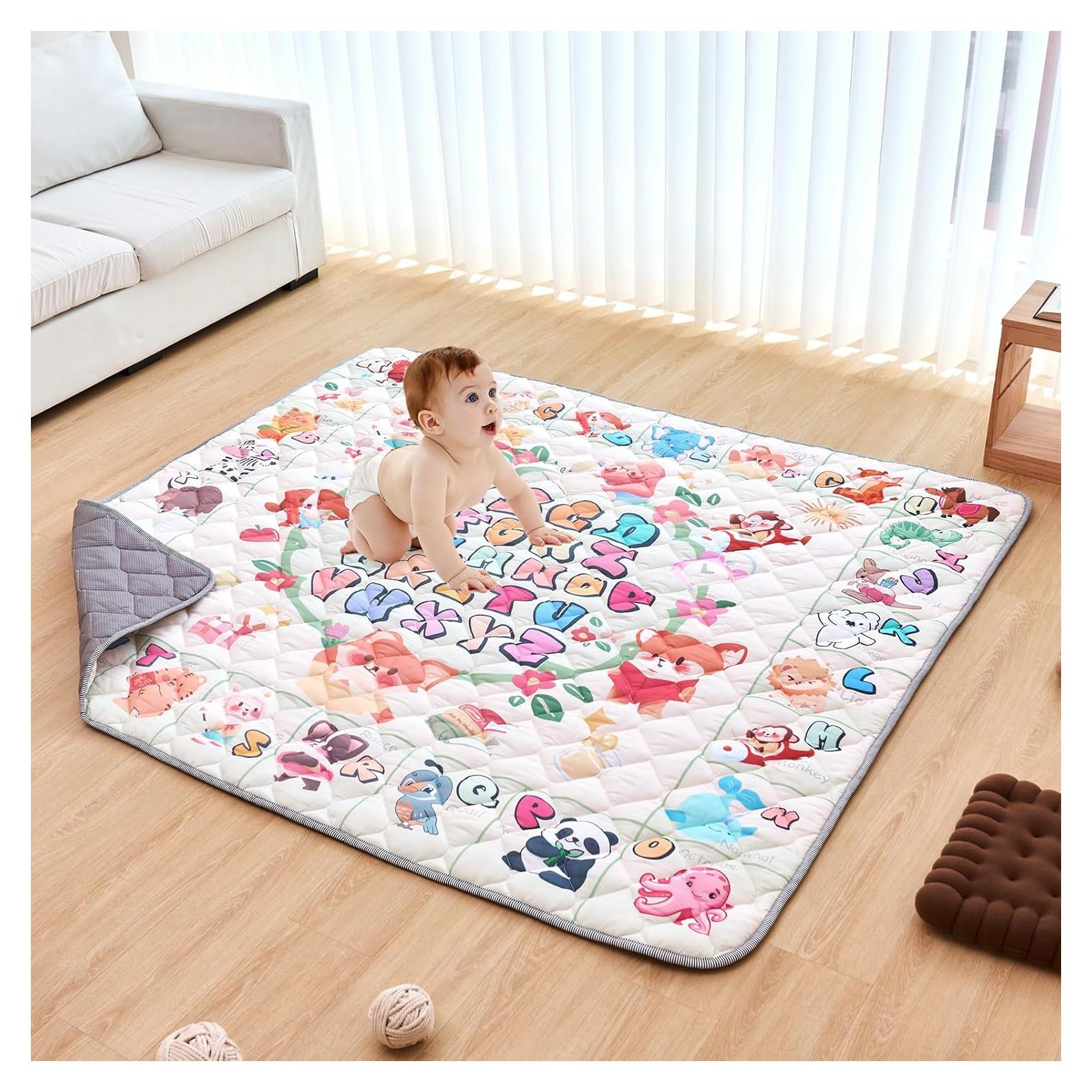 Alfombra de Juego VEVOR para Bebés 1.8x2m Antideslizante