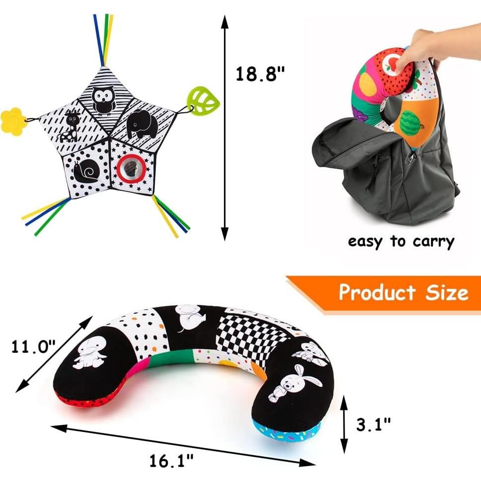 Almohada para Tiempo Boca Abajo con Juguetes Bebé teytoy