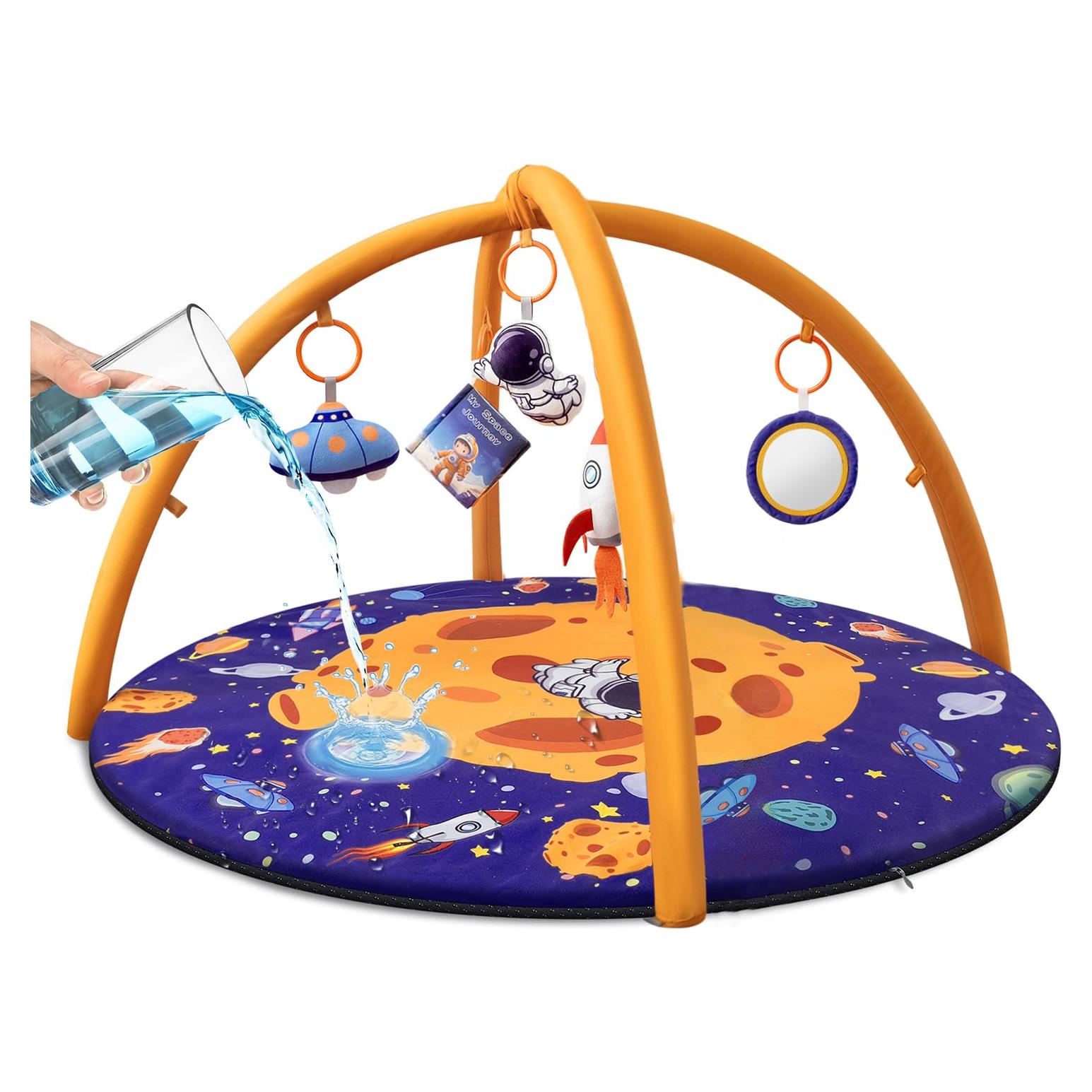 Alfombra de Juego Impermeable para Bebés 91x91 cm Antideslizante