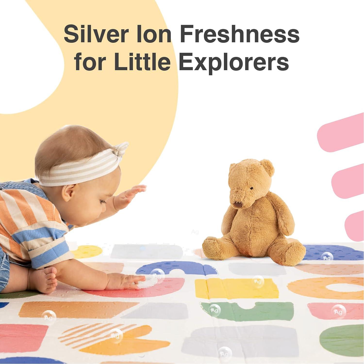 Alfombra de Juego para Bebés ORIBEL PurePlay 200x150 cm Reversible