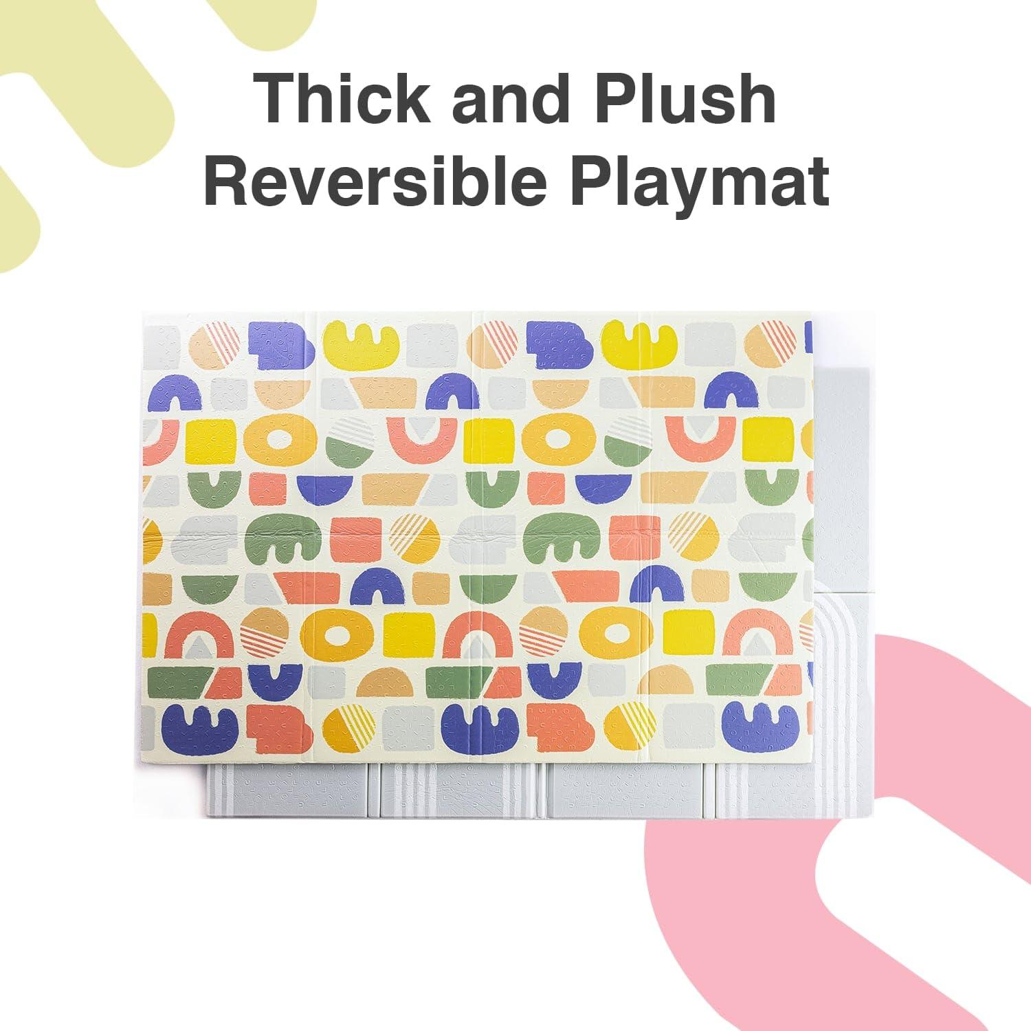 Alfombra de Juego para Bebés ORIBEL PurePlay 200x150 cm Reversible