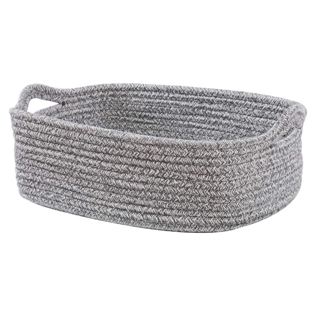 Cesta de Almacenamiento CIKI HOME Algodón 36.8x27.9x12.7 cm