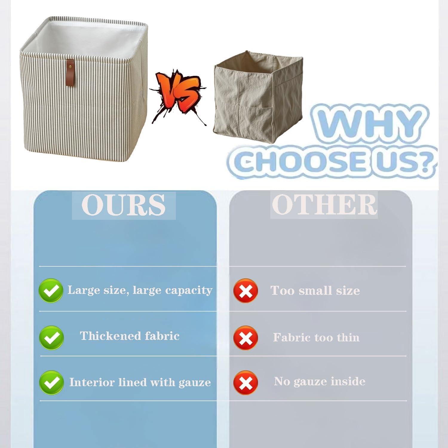 Cubo de Almacenamiento SXLZY 30.48x30.48 cm Tela Plegable