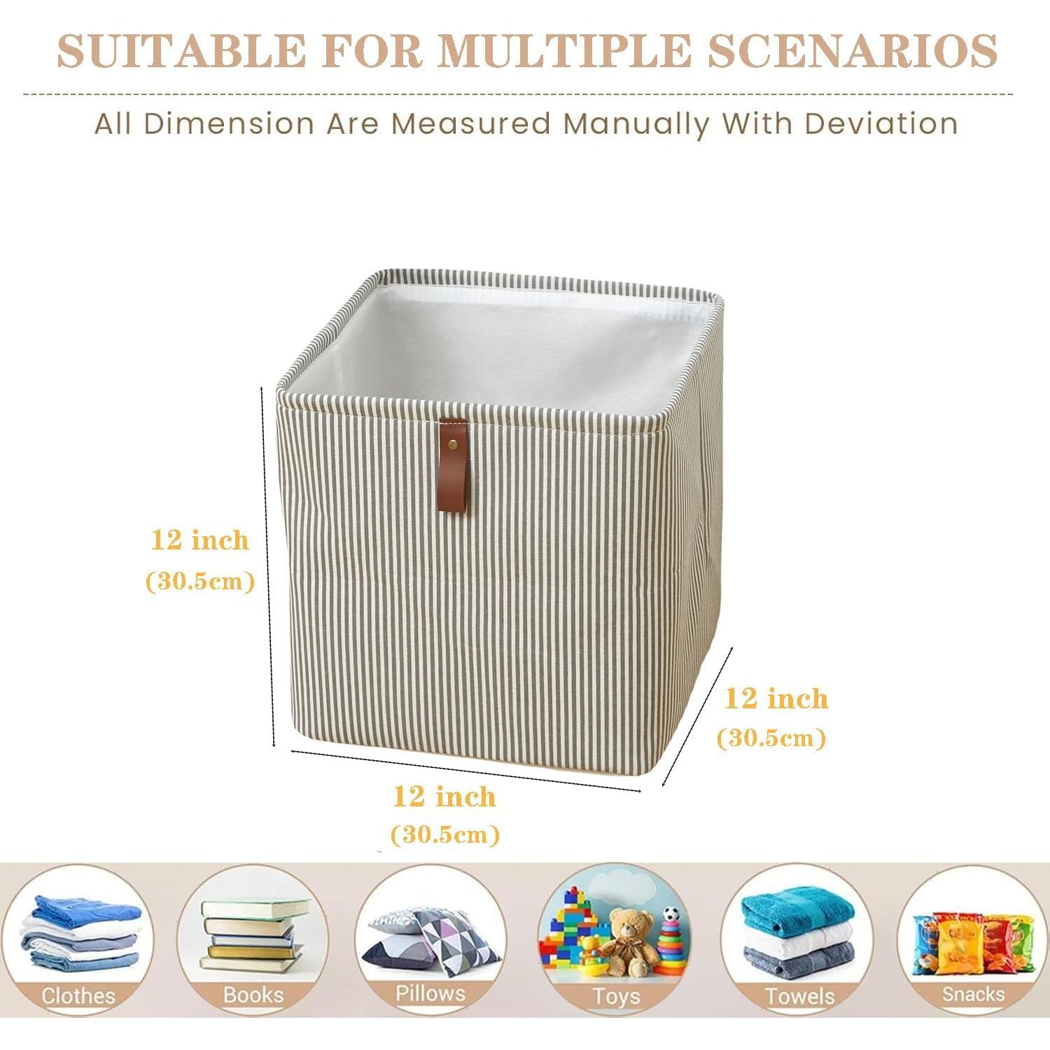 Cubo de Almacenamiento SXLZY 30.48x30.48 cm Tela Plegable