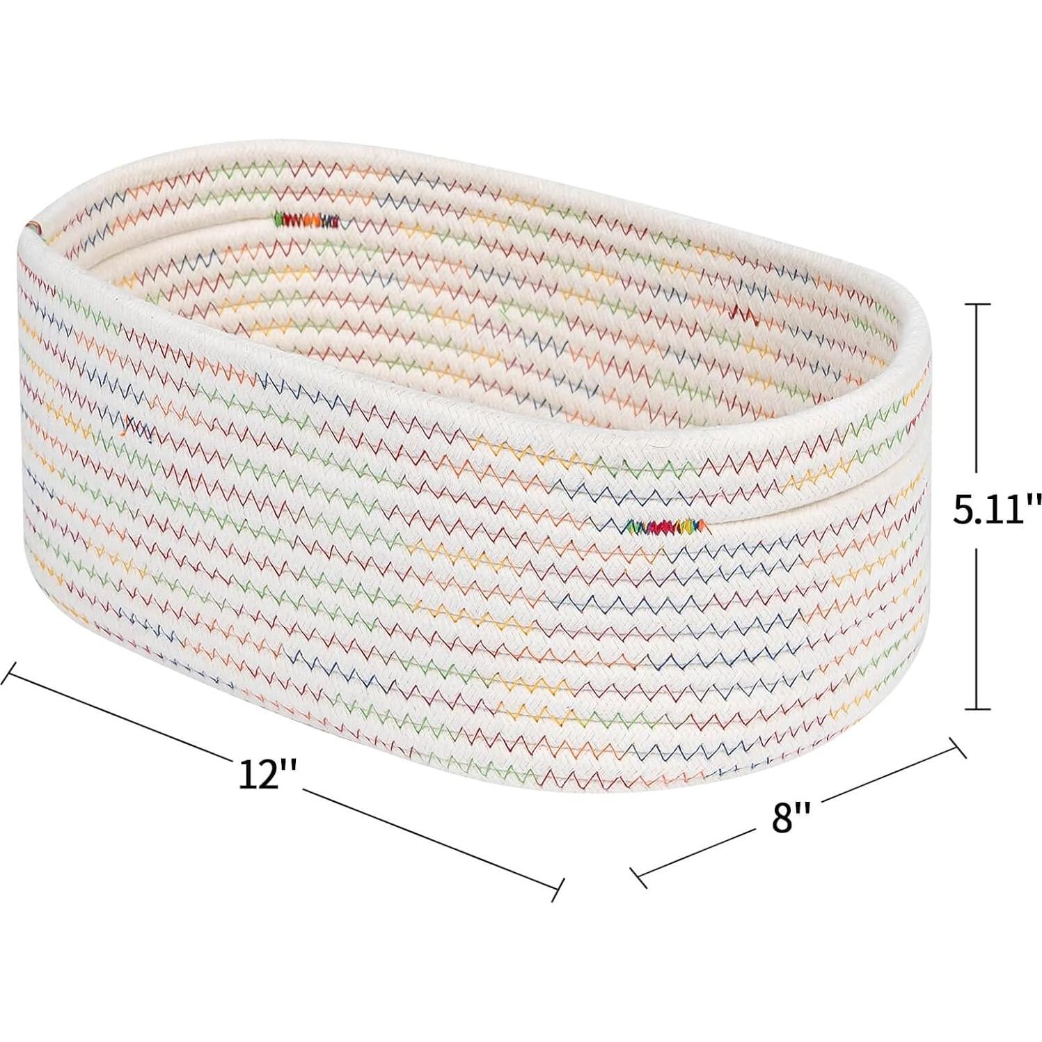 Cesta Organizador Rectangular 3pcs CubesLand Arcoíris