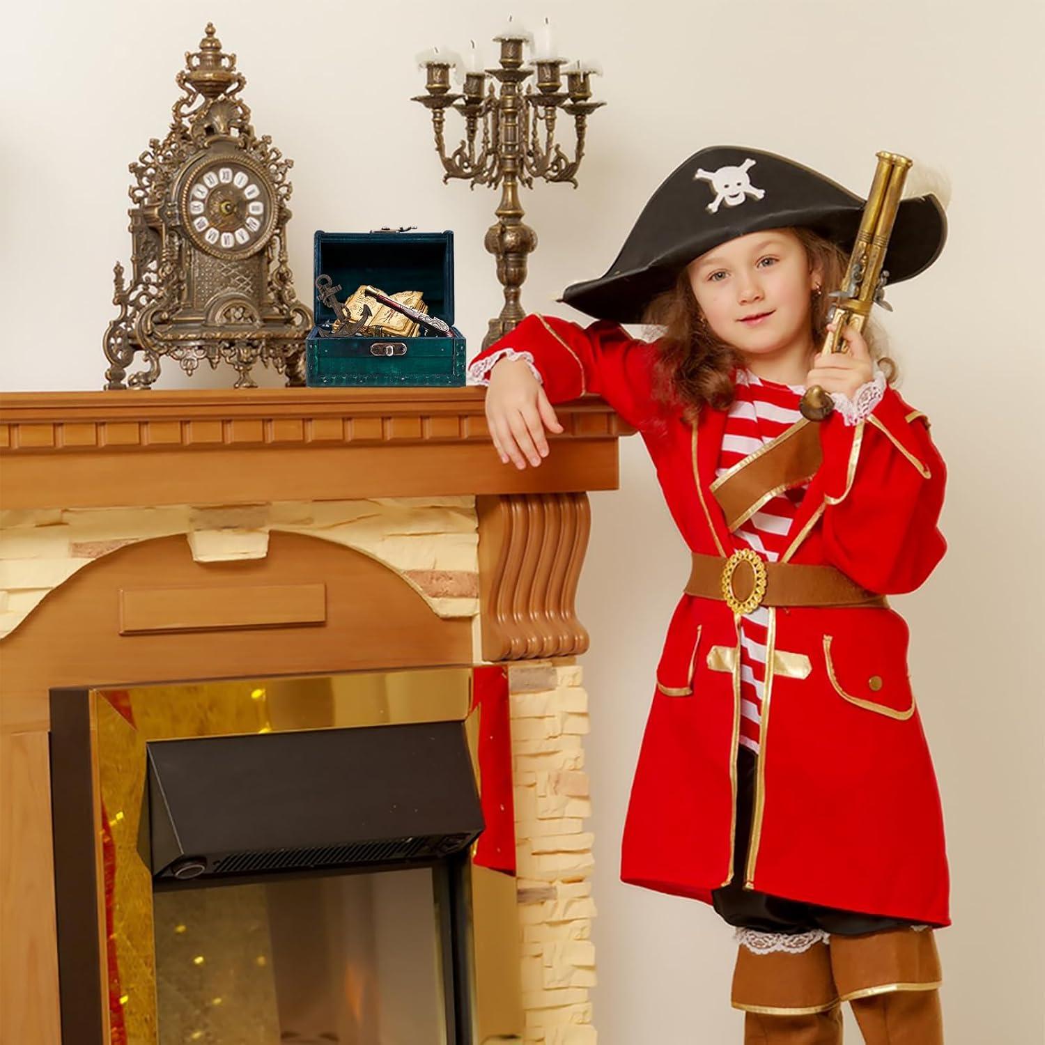 Caja de Tesoro Pequeña WaaHome Verde 11.7x7.6x7.6 cm