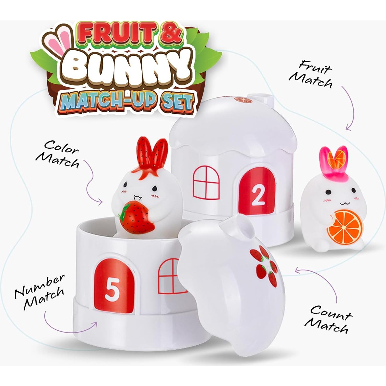 Juego de Emparejamiento Conejos ArtCreativity - 18 Piezas Educativas