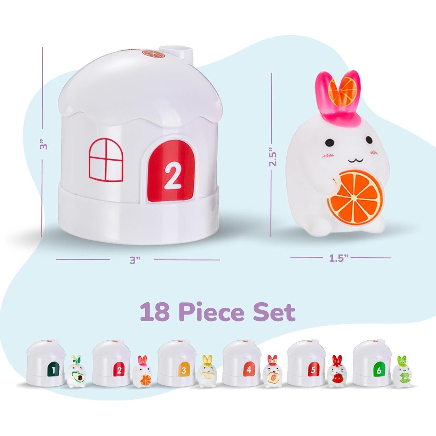 Juego de Emparejamiento Conejos ArtCreativity - 18 Piezas Educativas