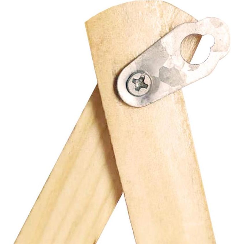 Perchero de pared de madera AMAPON estilo acordeón 13 ganchos