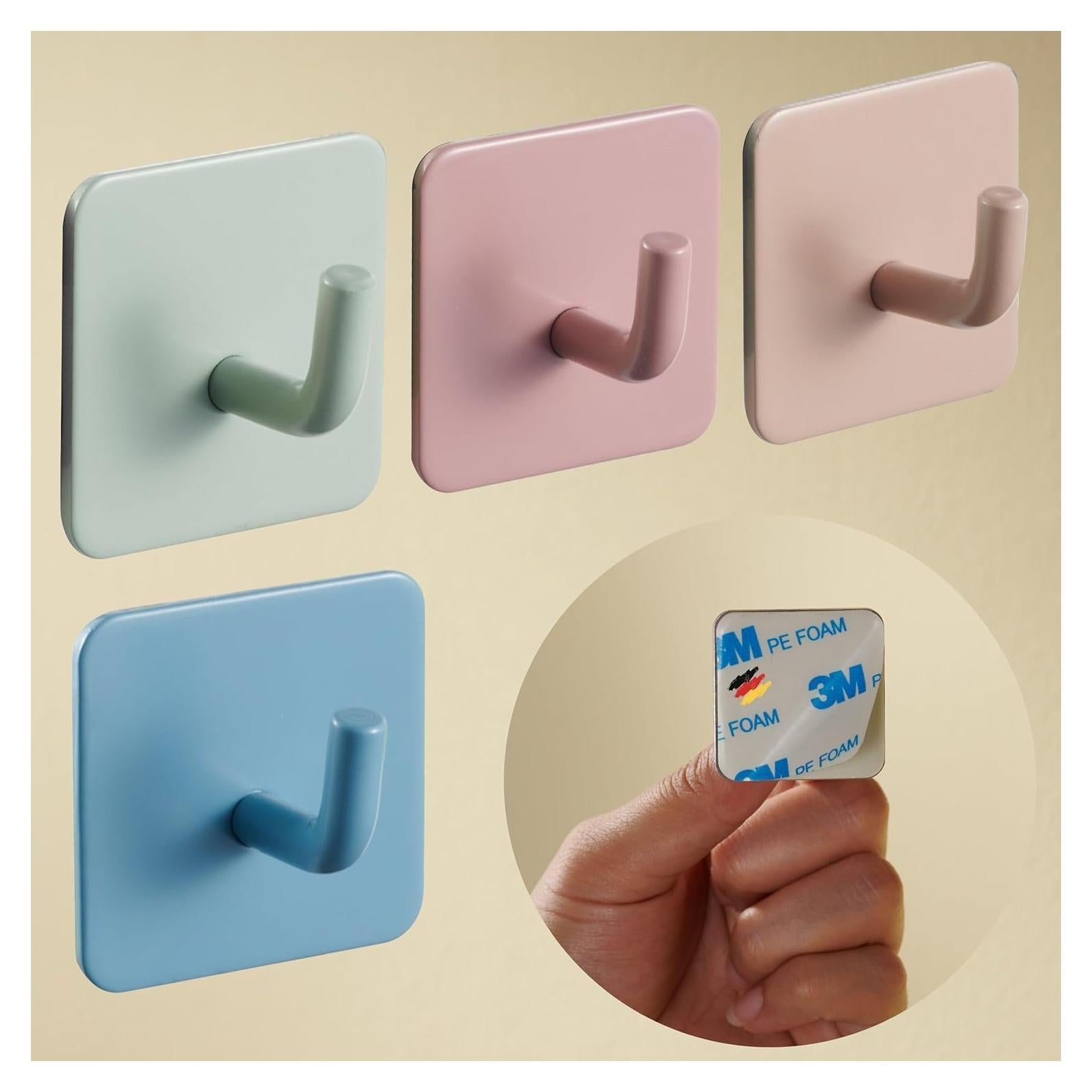 Ganchos de Pared Autoadhesivos DEKAZIA para Niños - Multicolor