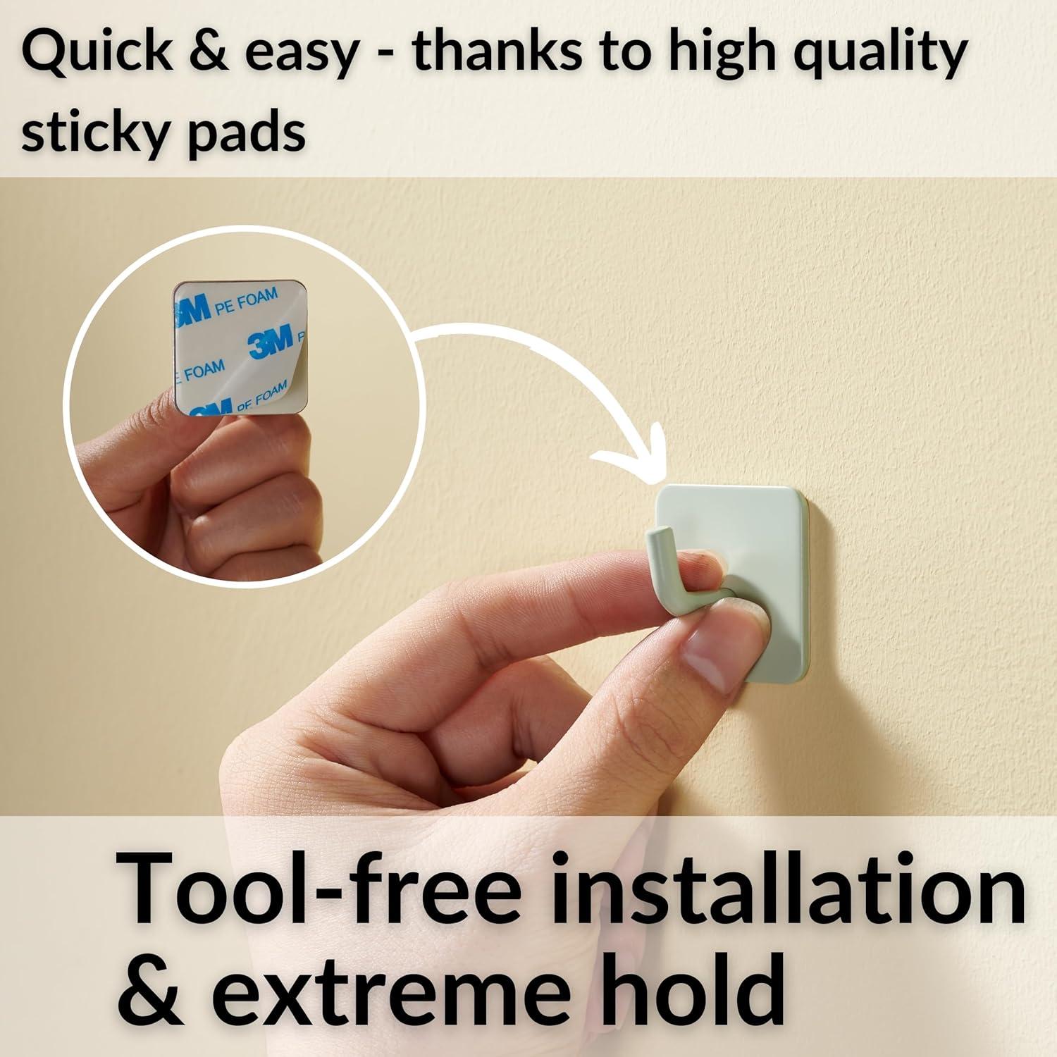 Ganchos de Pared Autoadhesivos DEKAZIA para Niños - Multicolor