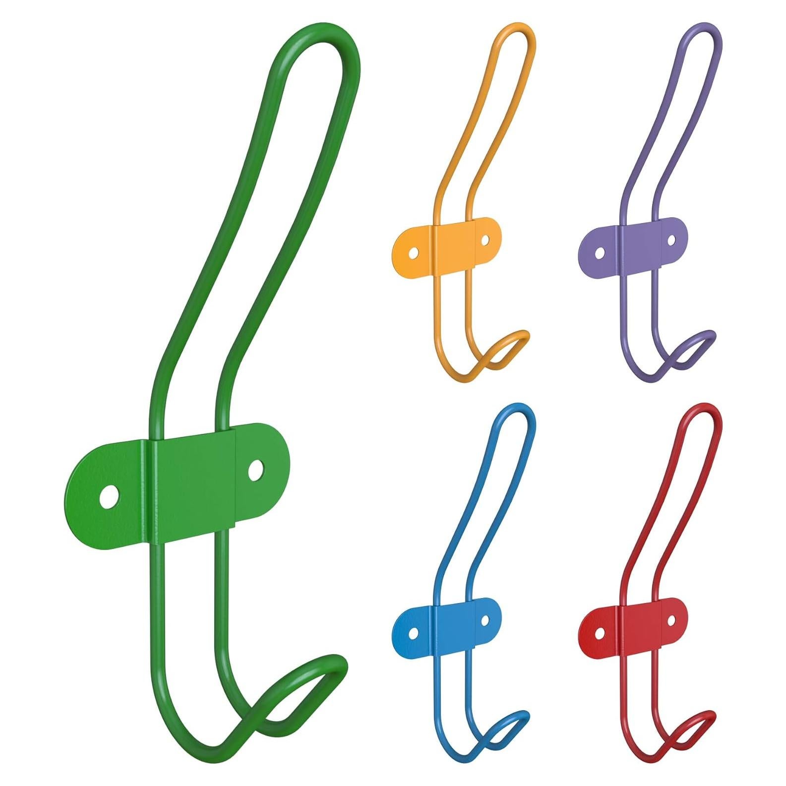 Ganchos de Pared Coloridos Tibres para Niños - Juego de 5