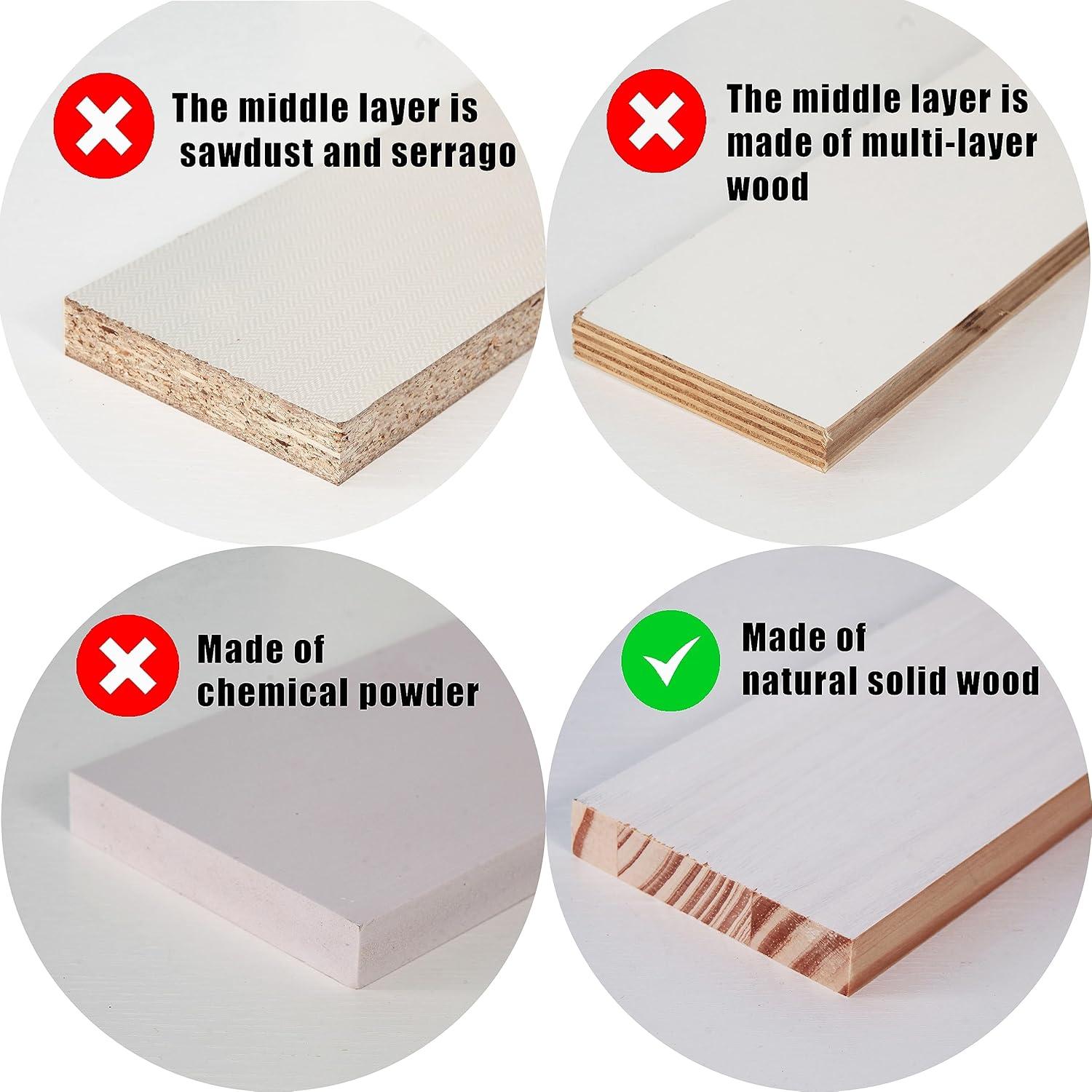 Perchero de pared AMAPON de madera con 6 ganchos Arcoíris