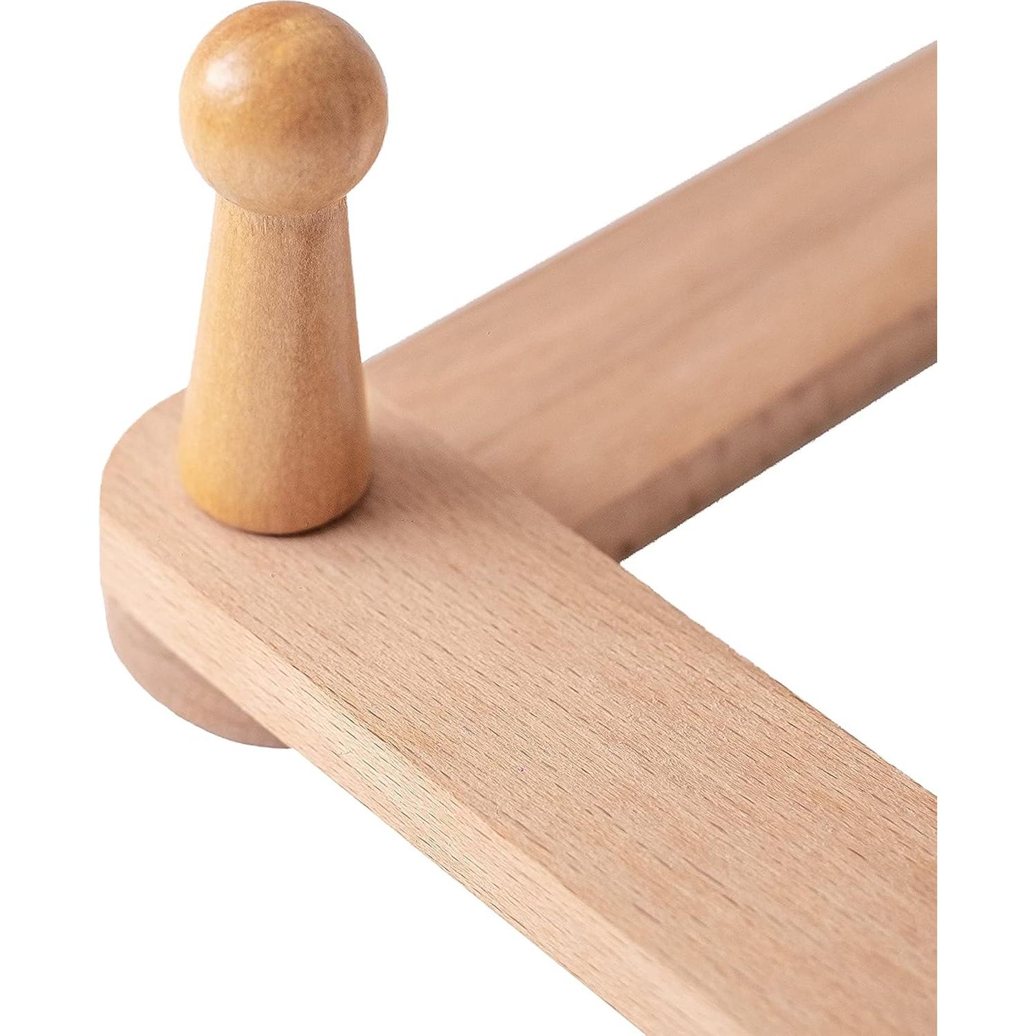 Estante de Pared Expandible Mila Millie | 13 Ganchos de Madera