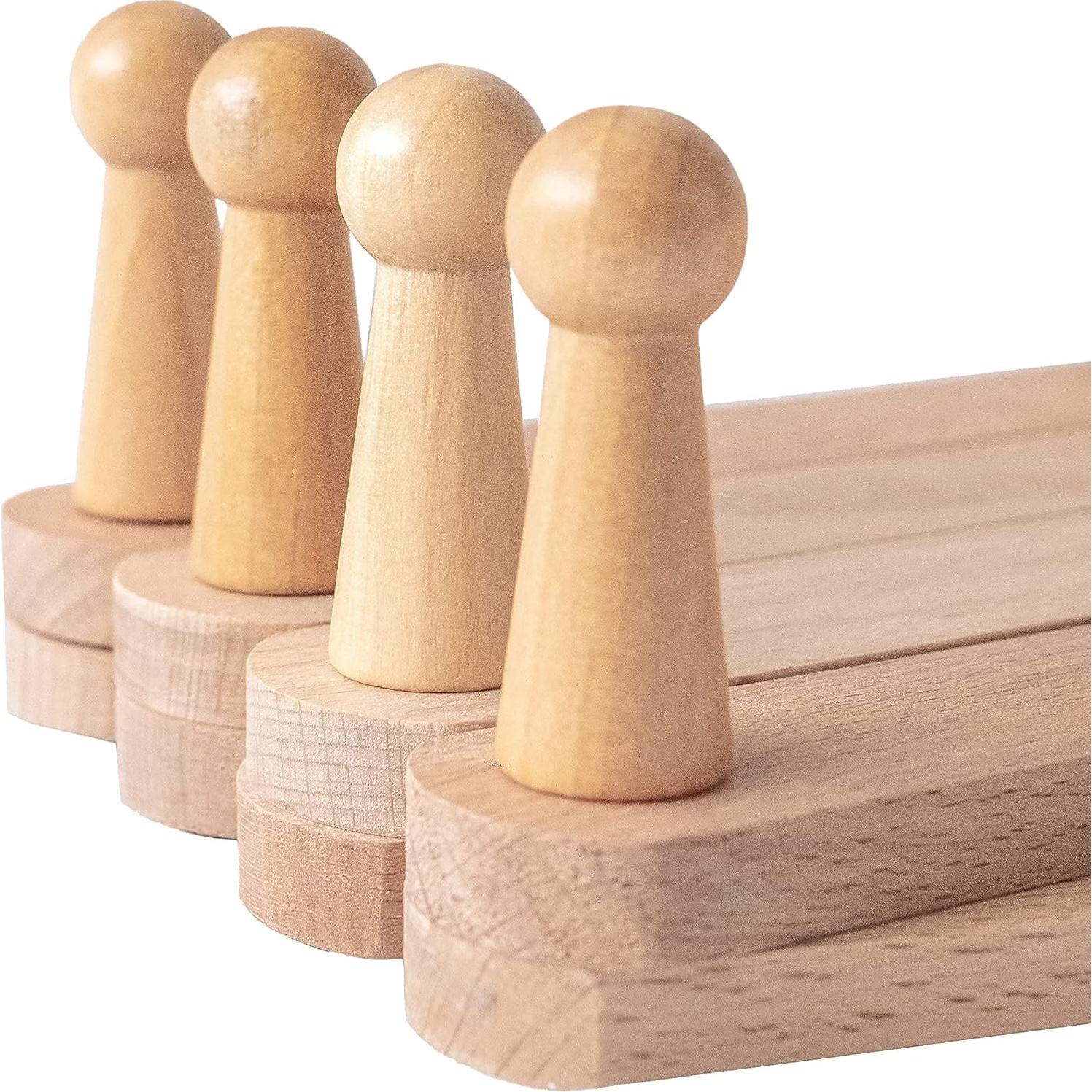 Estante de Pared Expandible Mila Millie | 13 Ganchos de Madera