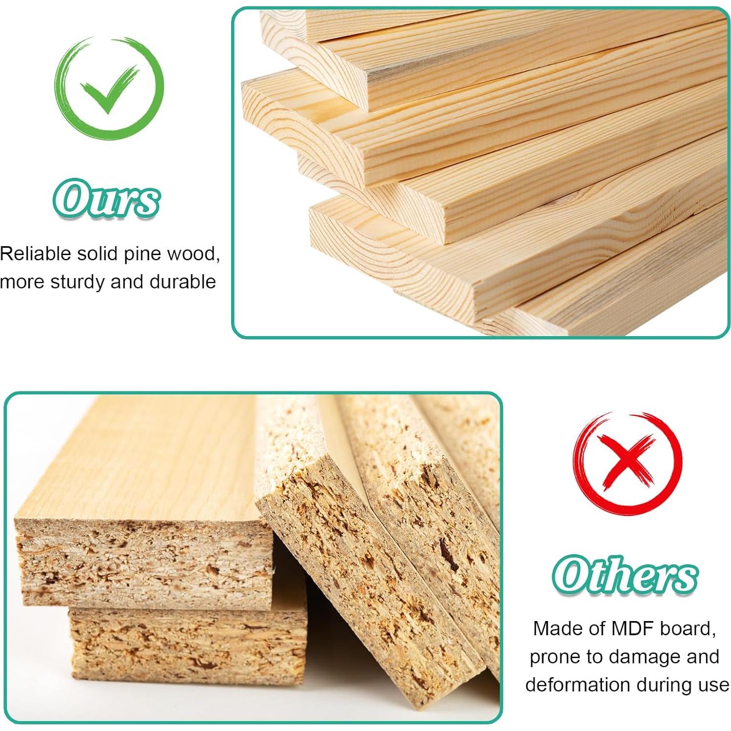 Perchero de Pared OUTNILI Blanco con 4 Ganchos Dobles