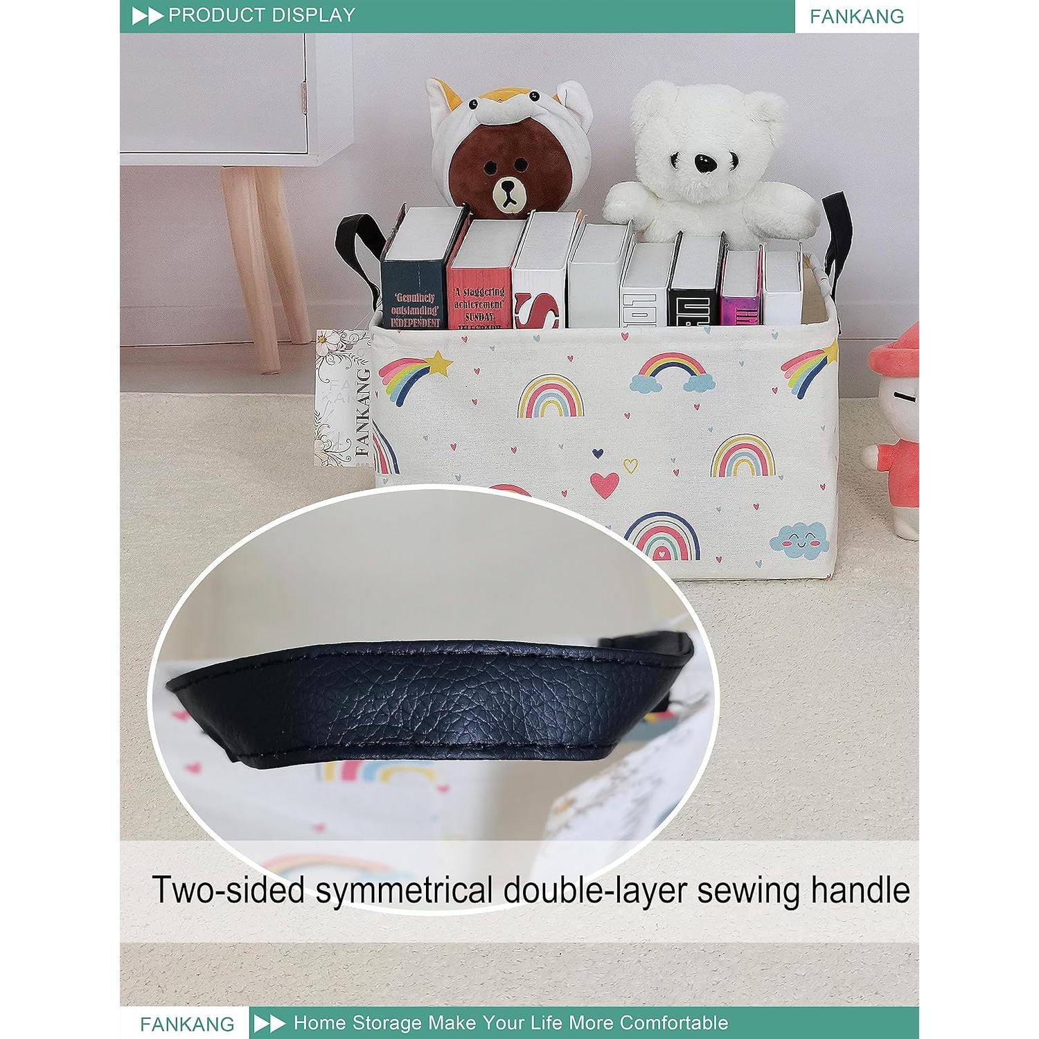 Cesta de Almacenamiento FANKANG Plegable Arcoíris 37.8x25.9x23cm