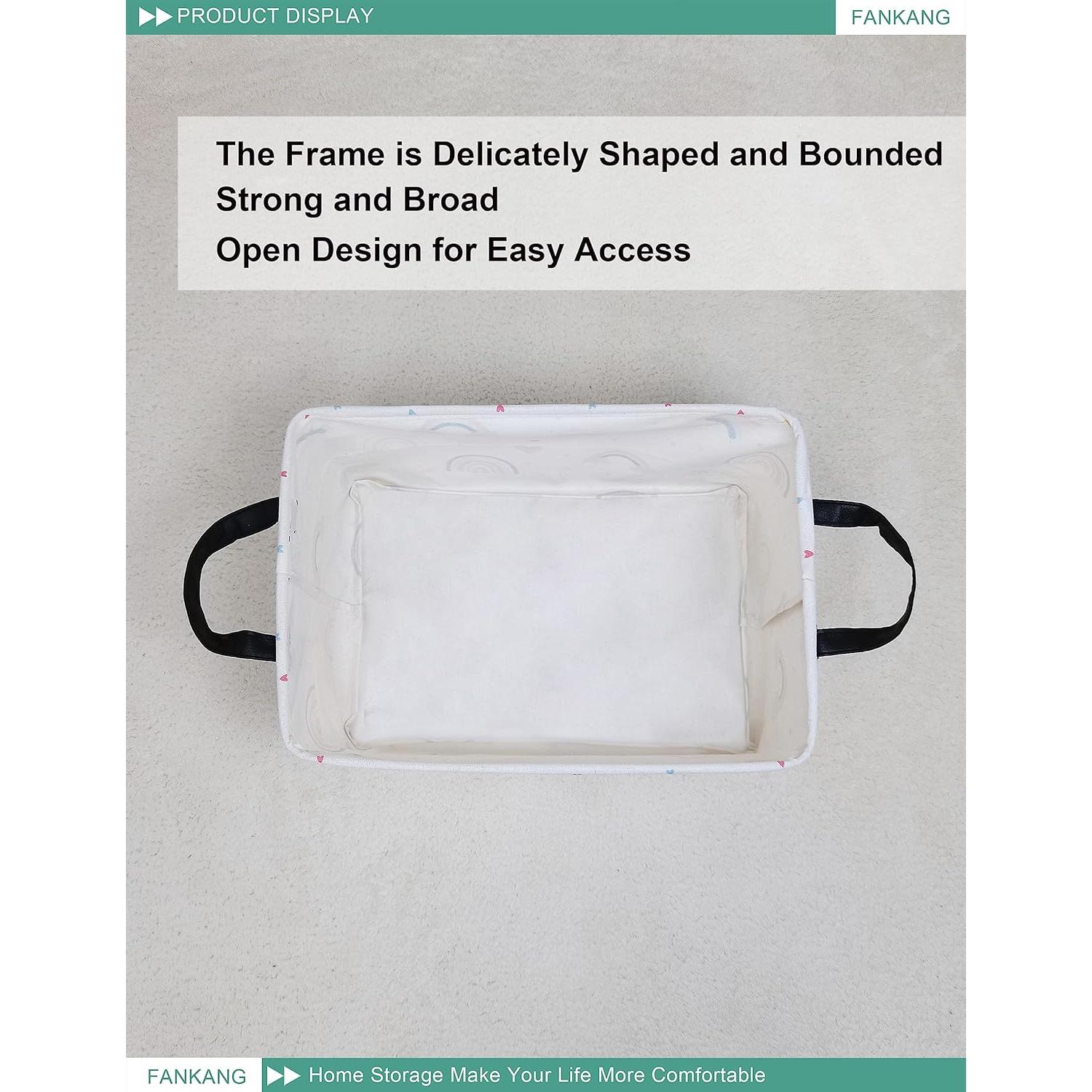 Cesta de Almacenamiento FANKANG Plegable Arcoíris 37.8x25.9x23cm