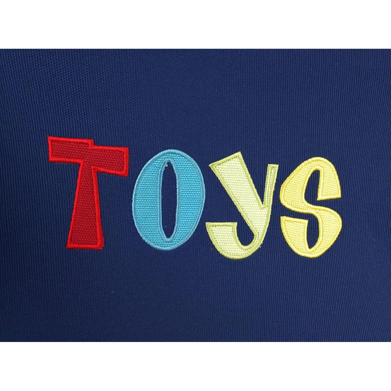 Cesta de Almacenamiento Plegable Heywood 25L Algodón Azul Marino