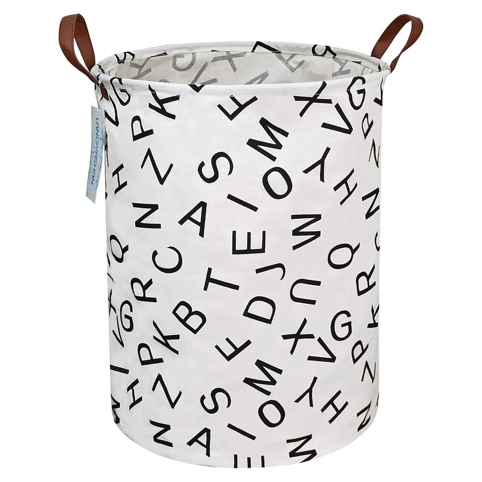 Cesta de Ropa Plegable LANGYASHAN 50.1x39.9 cm Lienzo