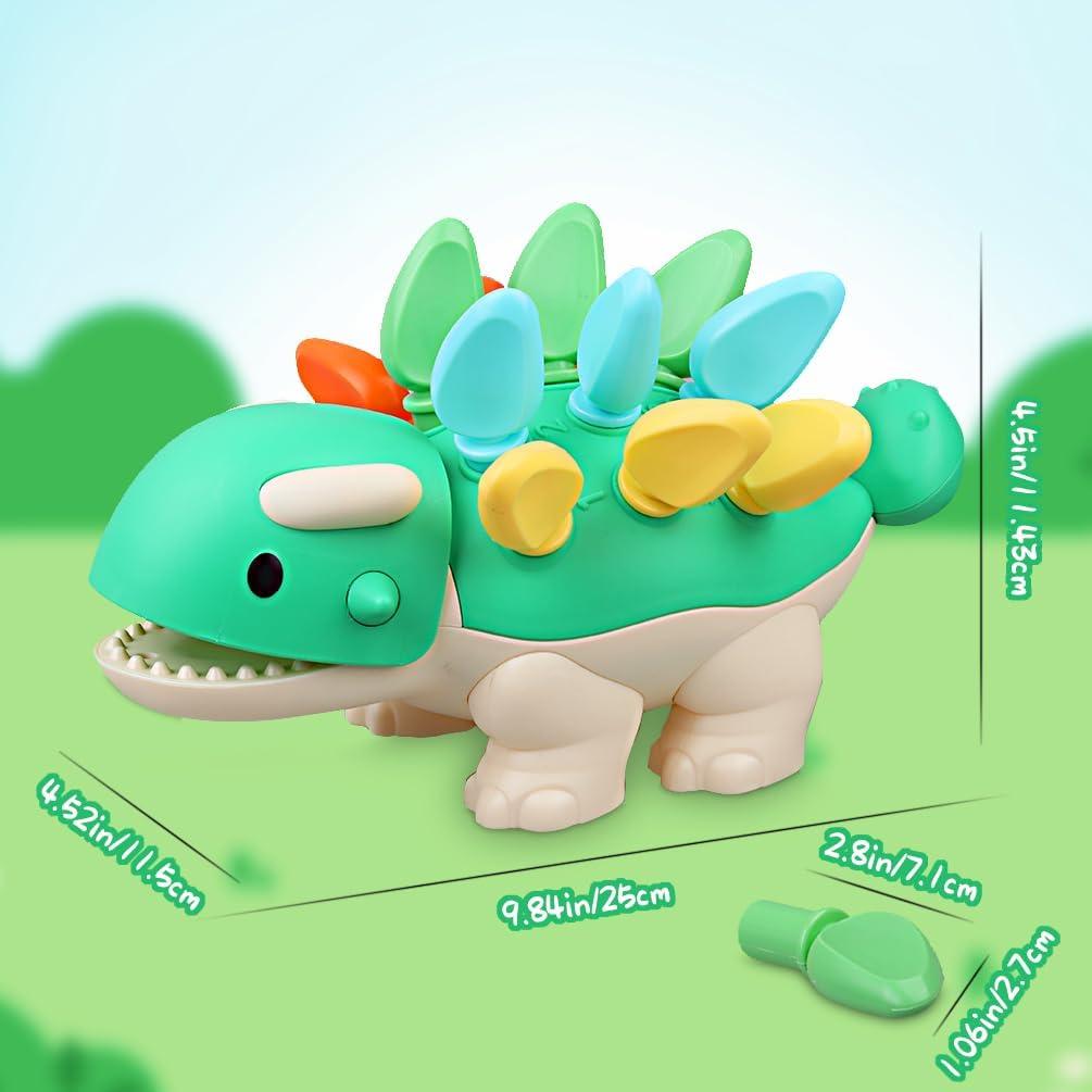 Juguete Educativo Dinosaurio Montessori 12 Piezas 6+ Meses