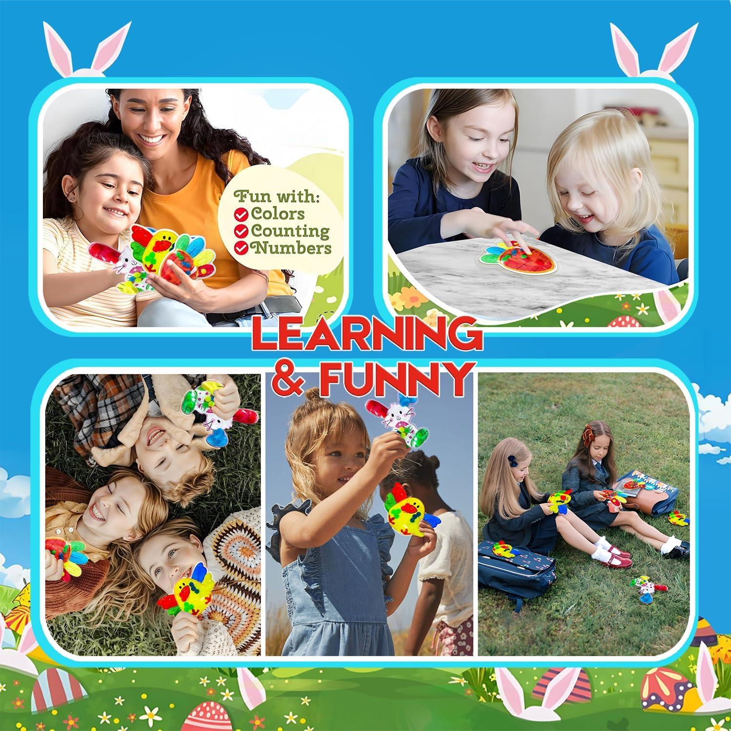 Juego de Juguetes Sensoriales Montessori Shengyun - 4 Pcs Pascua