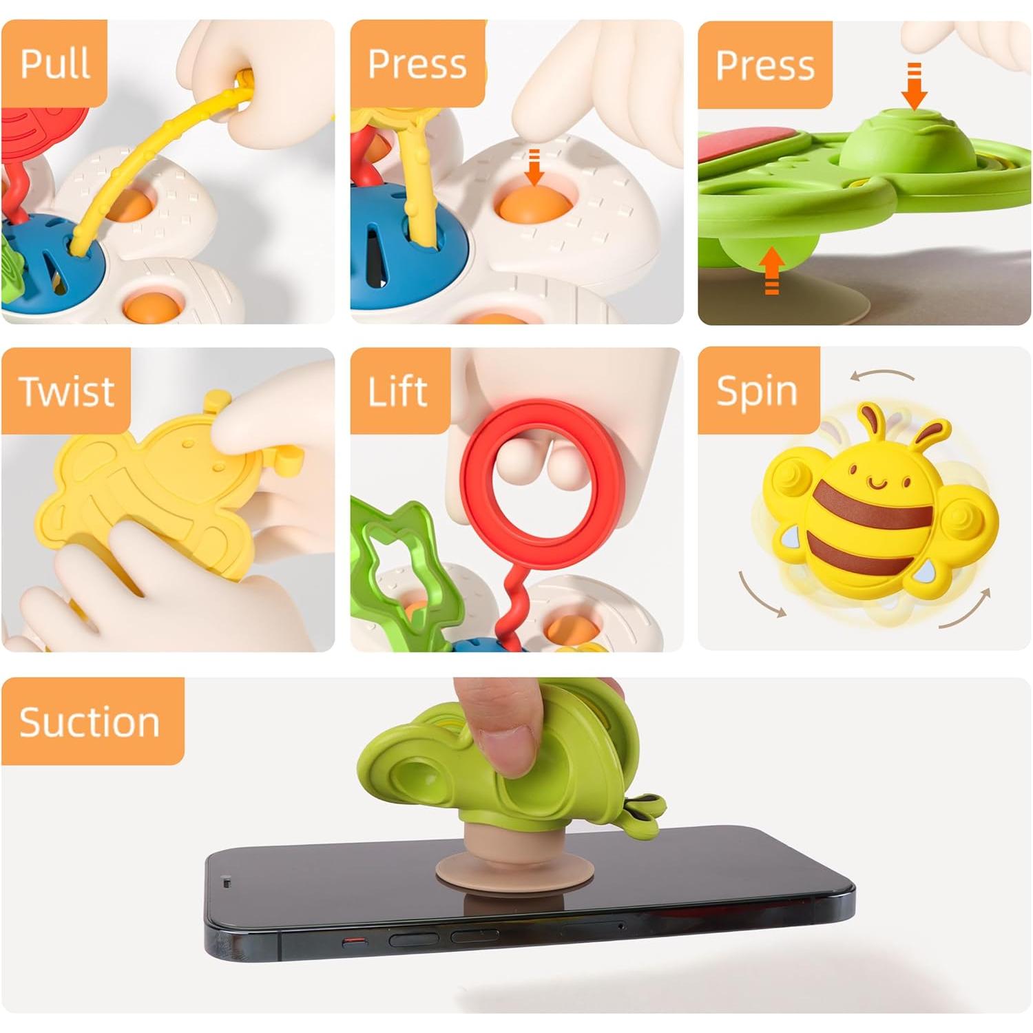 Juguetes Montessori Sensoriales WANNA MAGIC para Bebés 0-3 Años