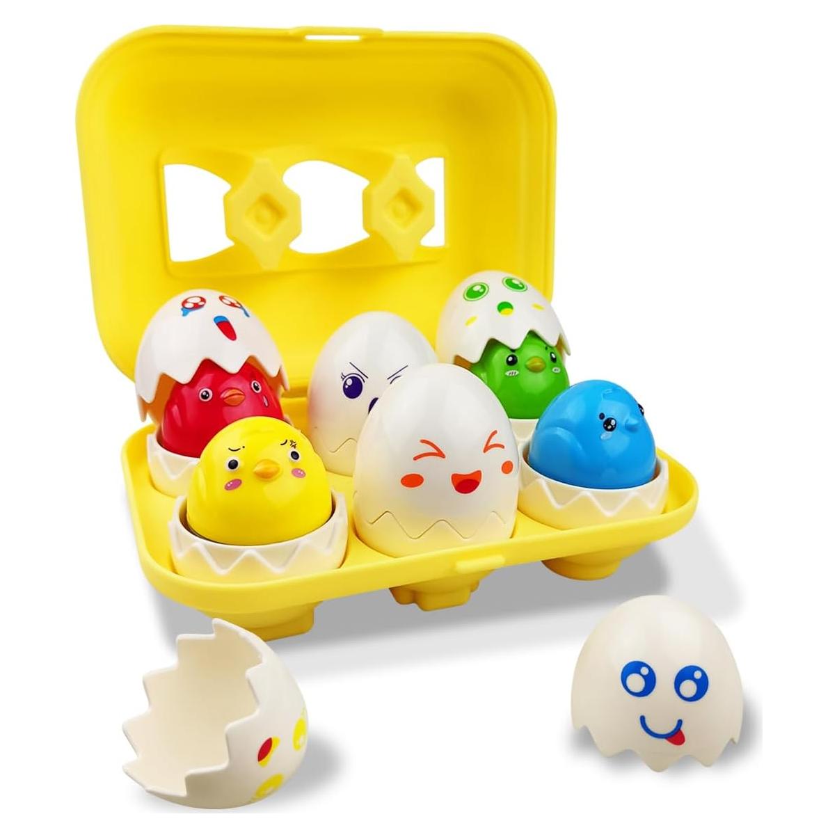 Huevos Navideños Pinkiwine Escondite y Squeak - Juguetes Montessori