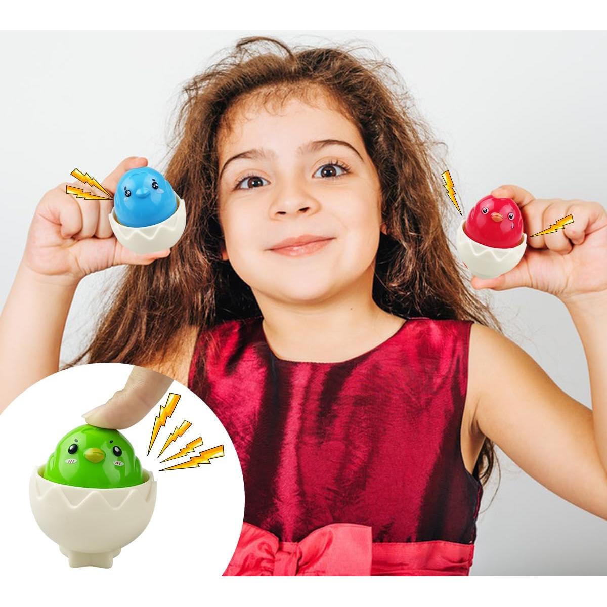 Huevos Navideños Pinkiwine Escondite y Squeak - Juguetes Montessori